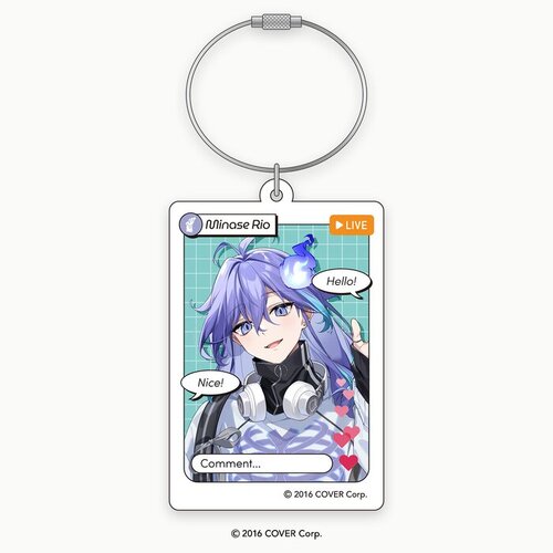 hololive Meet 2024 Livestream-style Acrylic Keychains Minase Rio