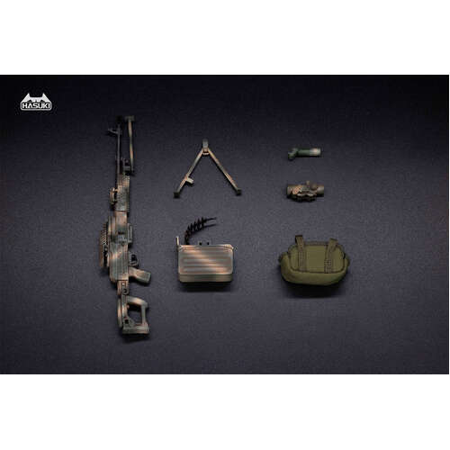 -PRE ORDER- WM-05C 1/12 Scale PKM Equipment Set (Woodland Camouflage)