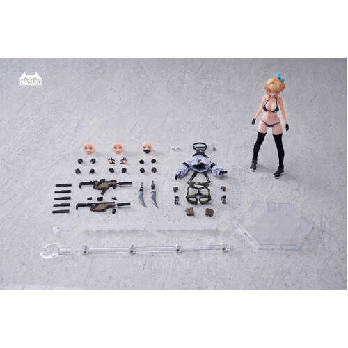 -PRE ORDER- Hasuki Pocket Arts Series Pa012 Cardinal Blade Merina 1/12 Scale Action Figure