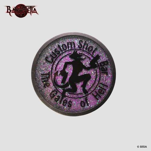 -PRE ORDER- Bayonetta Glitter Coaster - The Gates of Hell