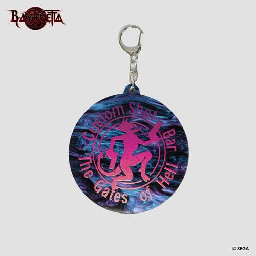 -PRE ORDER- Bayonetta Marble-Style Keychain The Gates of Hell