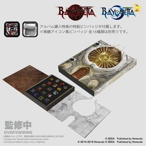 -PRE ORDER- Bayonetta Bewitchments Pin Badge Album