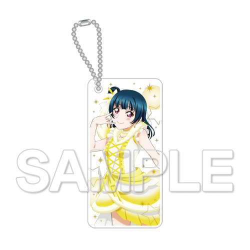 Chara Clear Love Live! Sunshine!! Tsushima Yoshiko Acrylic Key Chain Next SPARKLING!!