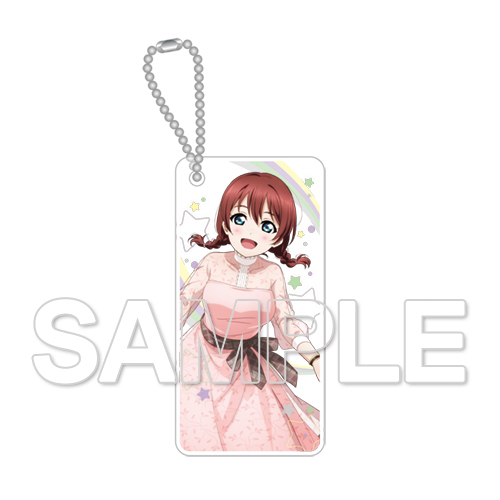 Chara Clear Love Live! Nijigasaki Academy School Idol Club Emma Verde Acrylic Key Chain QU4RTZ