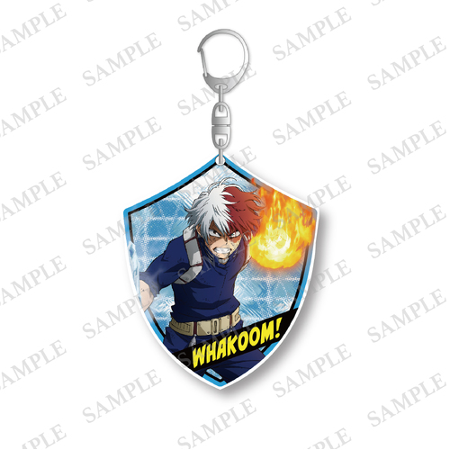 Acrylic Key Chain Strong Hero Ver. Todoroki Shoto