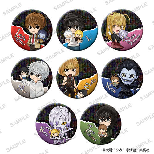 Death Note Kirakira Can Badge Collection With Plush Ver. [BLIND BOX]