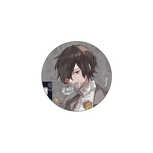Sango Harukawa Illustration Tin Badge Dazai Osamu