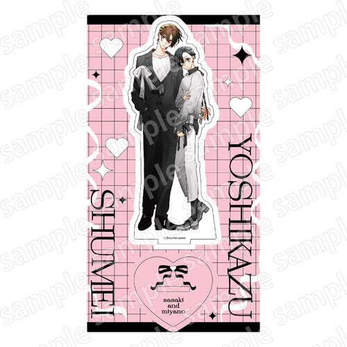 Acrylic Stand Sasaki and Miyano BLACK & PINK ver.