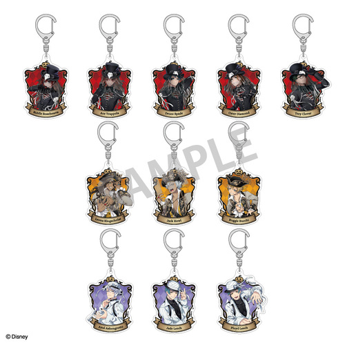 Disney Twisted Wonderland Scary Dress Ver. Trading Acrylic Key Chain Vol. 1 [BLIND BOX]