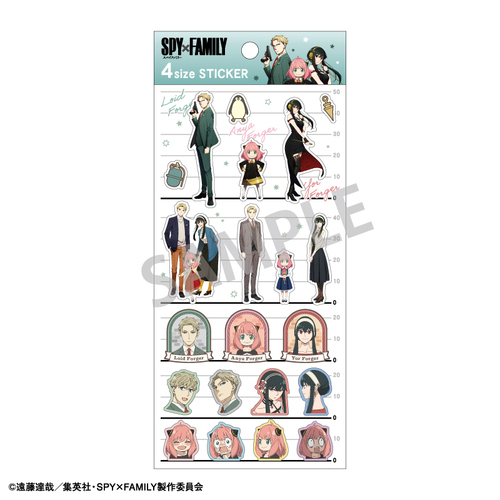 SPY x FAMILY 4 Size Sticker Anime