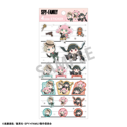 SPY x FAMILY 4 Size Sticker Okkochi