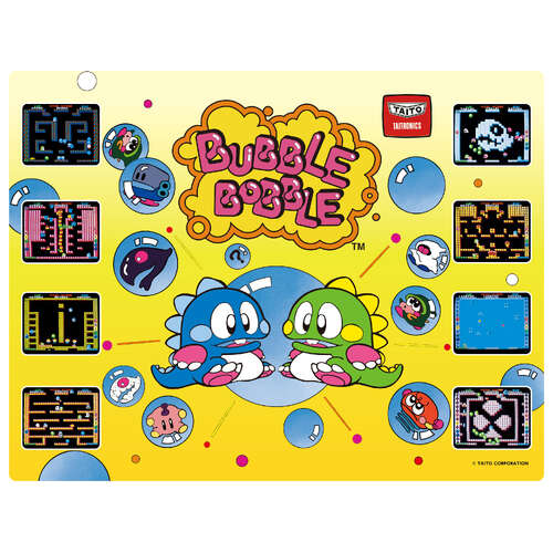 -PRE ORDER- Bubble Bobble Rubber Mat Arcade Poster Design