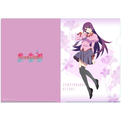 Original Illustration A4 Clear File Senjogahara Hitagi