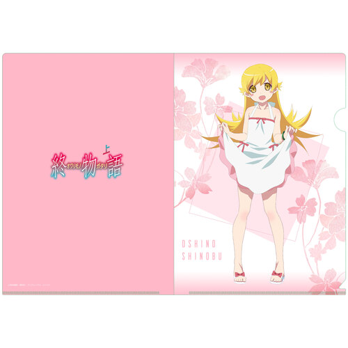 Original Illustration A4 Clear File Oshino Shinobu