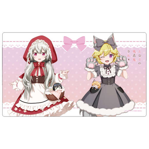 -PRE ORDER- Ms. Vampire who lives in my neighborhood Original Illustration Rubber Mat Sophie & Elly (Red Riding Hood & Wolf)