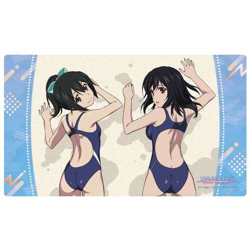 -PRE ORDER- Strike the Blood Original Illustration Rubber Mat Yukina & Nagisa (Swimwear)