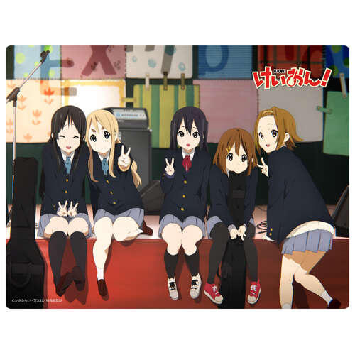 -PRE ORDER- K-On! K-On!! Large Rubber Mat (School Uniform)