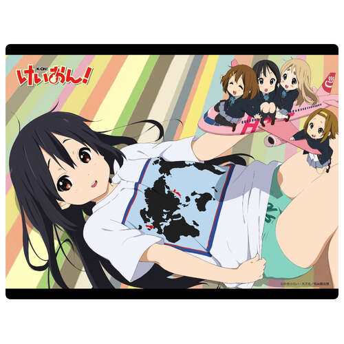 -PRE ORDER- K-On! K-On!! Large Rubber Mat (Eye-catching)