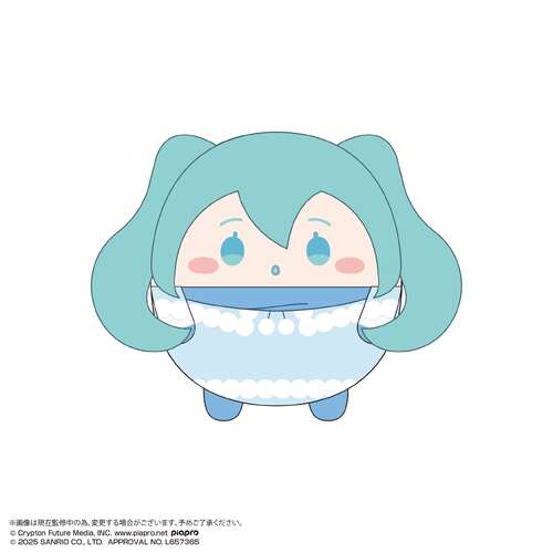 -PRE ORDER- MC-22 Hatsune Miku x Cinnamoroll Fuwakororin (M Size) 3 E Hatsune Miku (Muffler)