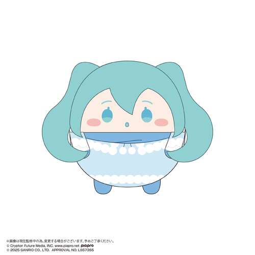 -PRE ORDER- MC-23 Hatsune Miku x Cinnamoroll Fuwakororin Big 3 E Hatsune Miku (Muffler)