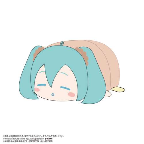 -PRE ORDER- MC-24 Hatsune Miku x Cinnamoroll Potekoro Mascot (M Size) 3 C Hatsune Miku (Oyasumi)