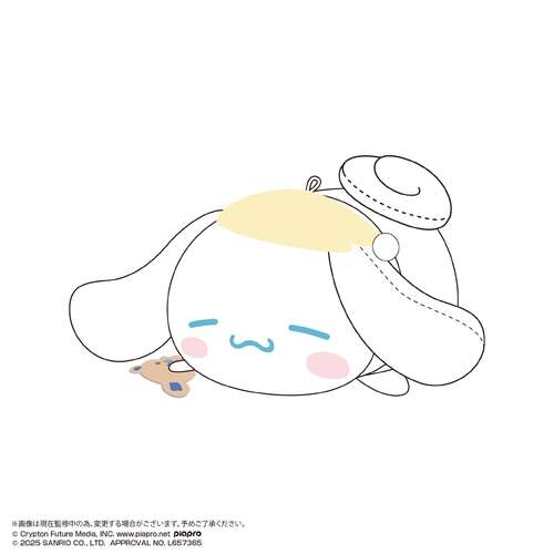 -PRE ORDER- MC-24 Hatsune Miku x Cinnamoroll Potekoro Mascot (M Size) 3 D Cinnamoroll (Oyasumi)