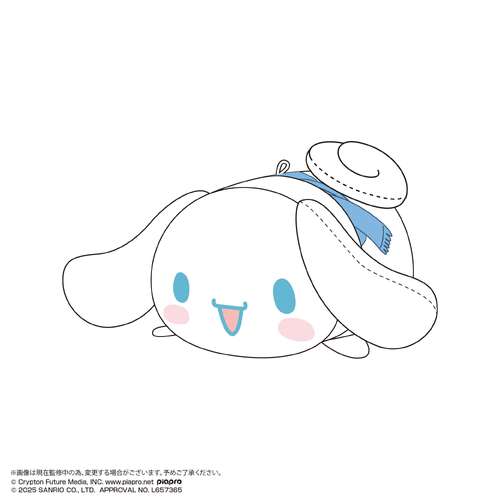 -PRE ORDER- MC-25 Hatsune Miku x Cinnamoroll Potekoro Mascot Big 3 F Cinnamoroll (Muffler)