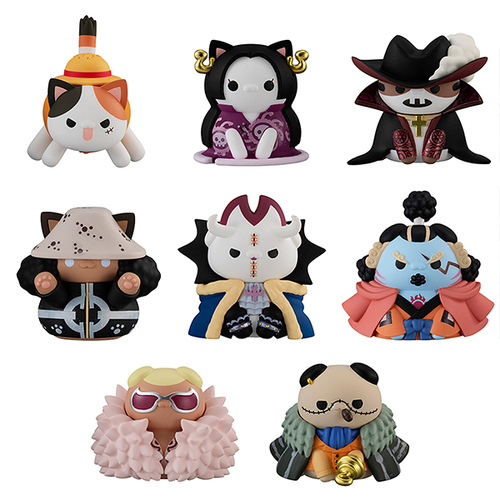 -PRE ORDER- MEGA CAT PROJECT ONE PIECE Nyan Piece Nyan ! Ver. Luffy & the Seven Warlords of the Sea [BLIND BOX] [Re-release]
