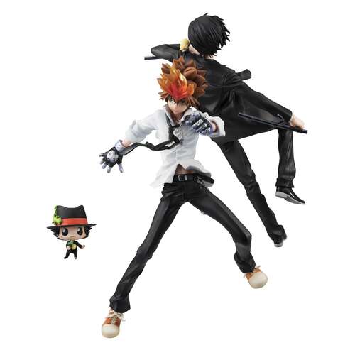 -PRE ORDER- G.E.M. Series Tsunayoshi Sawada & Kyoya Hibari & Reborn set [Re-release]