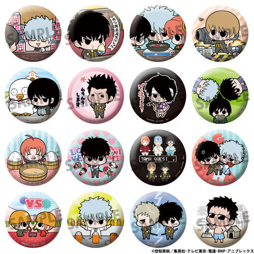 -PRE ORDER- Metal Badge Collection Gintama Famous Scene Ver. [BLIND BOX] [Re-release]