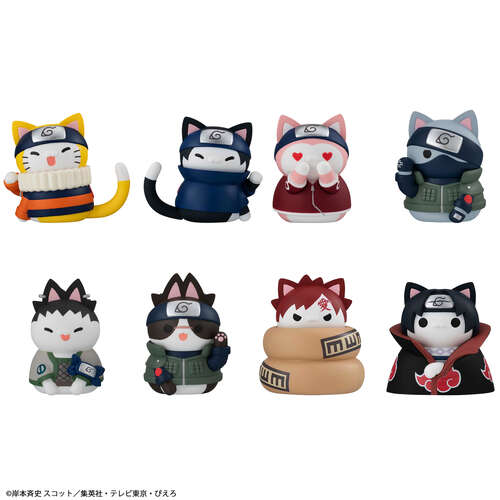 -PRE ORDER- Mega Cat Project Nyaruto! Cats Of Konoha Village Reboot [BLIND BOX]