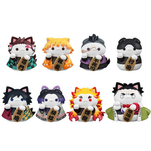 -PRE ORDER- Mega Cat Project Demon Slayer Fortune Cats Ver. 01 [BLIND BOX]