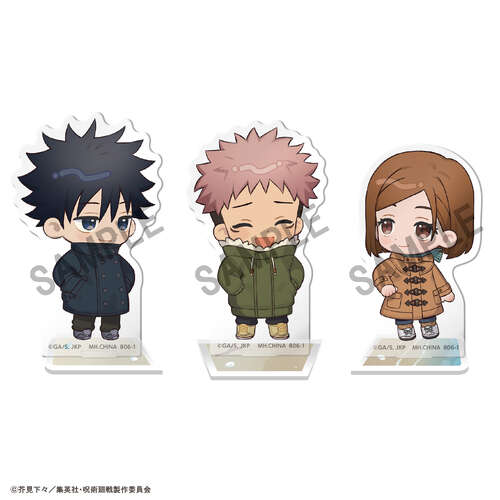 -PRE ORDER- Acrylic Stand Buddycolle Jujutsu Kaisen 5th Anniversary C Megumi Fushiguro/Yuji Itadori/Nobara Kugisaki