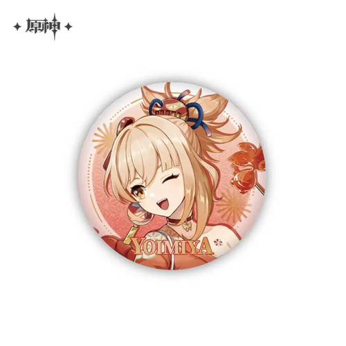 Genshin Impact Hanasaki City Series Badge Yoimiya