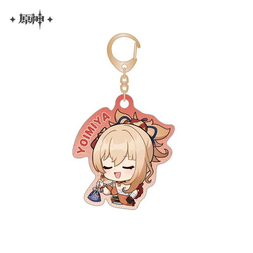 Genshin Impact Hanasaki City Series Chibi Acrylic Charm Yoimiya