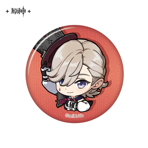 Genshin Impact Court of Fontaine Series Chibi Chara Can Badge Lyney