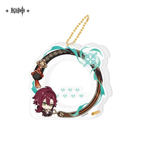 Genshin Impact Genshin Head Theme Series Badge Acrylic Storage Case Shikanoin Heizou