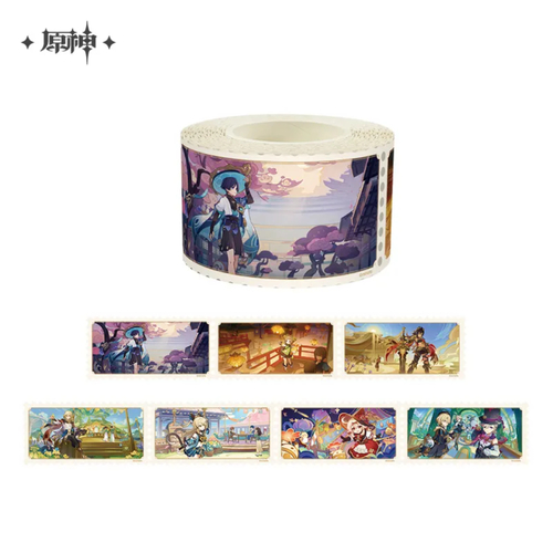 Genshin Impact Trailer Series Washi Tape B Set