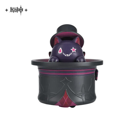 Genshin Impact Magic Show Lyney Grin-Malkin Cat Pull Back Toy