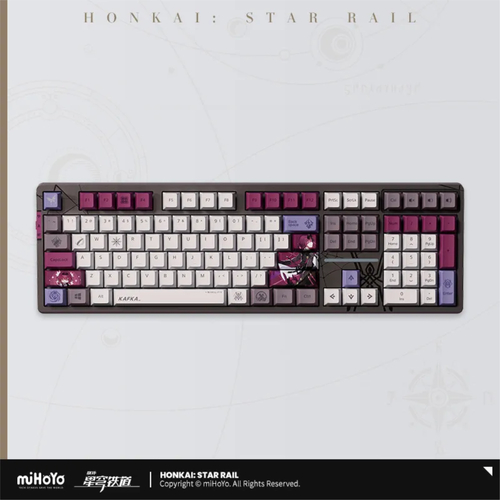 Honkai: Star Rail Kafka Backlit Mechanical Keyboard 108 Key (Crystal Burgundy Switches)