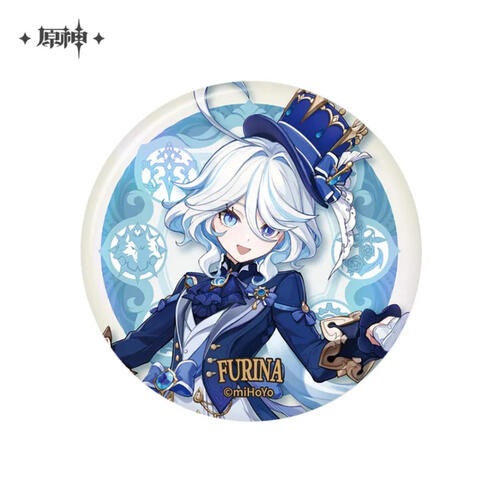 Genshin Impact Court of Fontaine Series Theme Chara Can Badge Furina