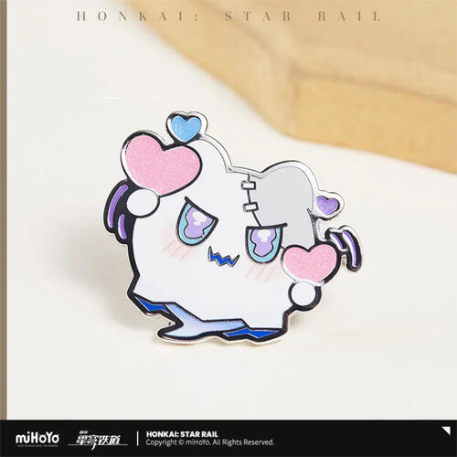 -PRE ORDER- Honkai: Star Rail Wubbaboo Metal Pin Sending Love