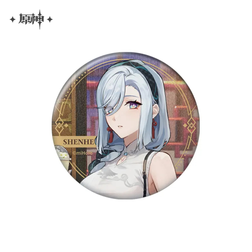 Genshin Impact Happy Heart Series Peripherals Badge Shenhe
