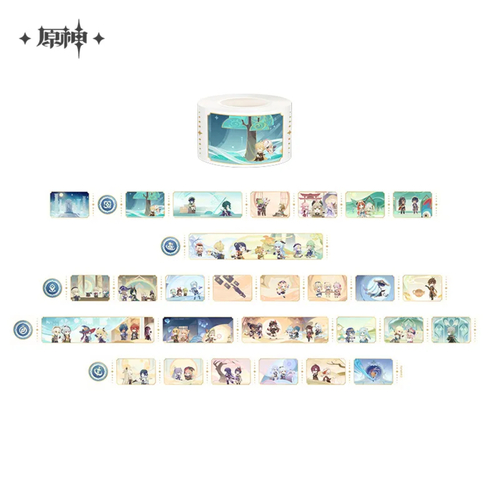 Genshin Impact Dust Star Travel Dream Series Washi Tape