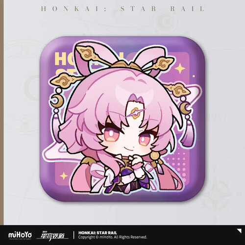 Honkai: Star Rail Pom-Pom Gallery Emote Square Badge Fu Xuan