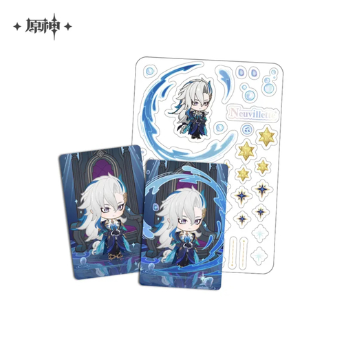 Genshin Impact Starlit Letters Series Collectible Card Set Neuvillette