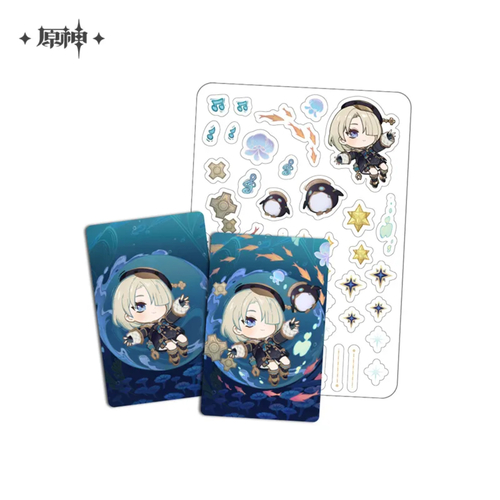 Genshin Impact Starlit Letters Series Collectible Card Set Freminet