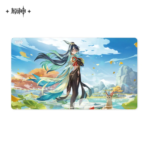 Genshin Impact Theme Series Mouse Pad Vibrant Harriers Aloft in Spring Breeze