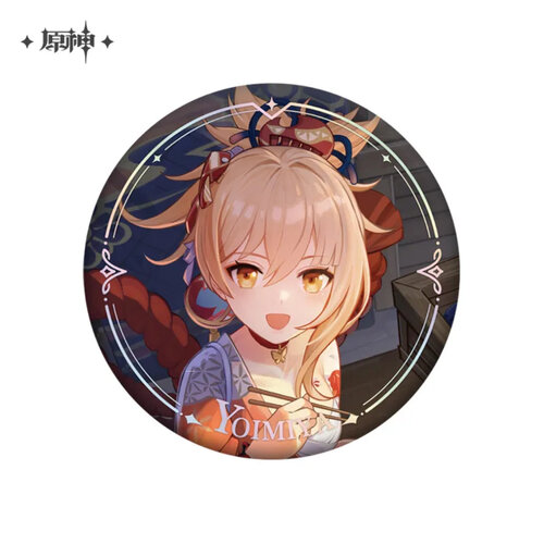 Genshin Impact Character PV Series Can Badge Yoimiya