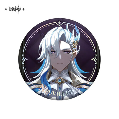 Genshin Impact Character PV Series Can Badge Neuvillette